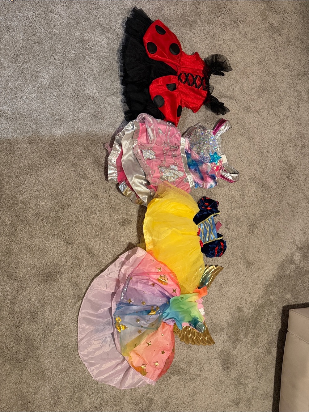 Kids Multi-Color Dress-Up Costume Set - Rainbow, Yellow, Pink & Red Options